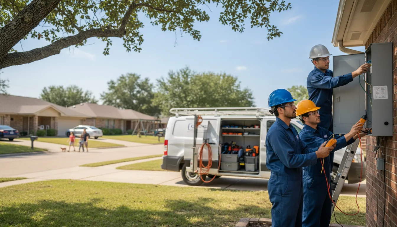 Certified electrician providing emergency electrical services in Smoaks, SC